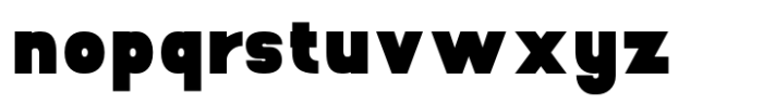 Gonero Black Semi Condensed Font LOWERCASE