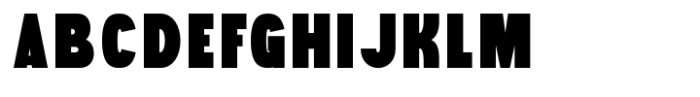 Gonero Black Ultra Condensed Font UPPERCASE