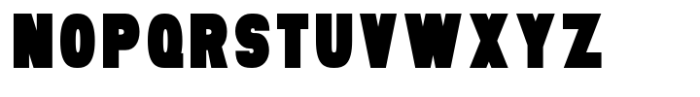 Gonero Black Ultra Condensed Font UPPERCASE