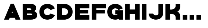 Gonero Black Font UPPERCASE