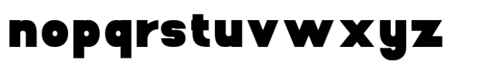 Gonero Black Font LOWERCASE