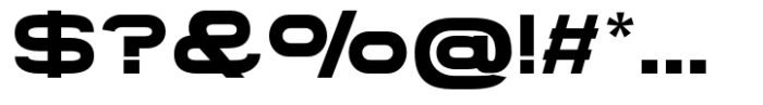 Gonero Bold Expanded Font OTHER CHARS