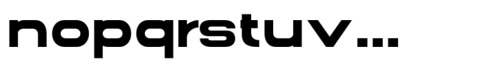 Gonero Bold Expanded Font LOWERCASE
