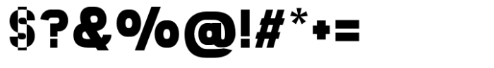 Gonero Bold Extra Condensed Font OTHER CHARS