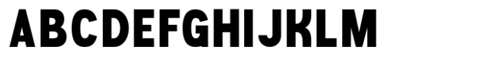 Gonero Bold Extra Condensed Font UPPERCASE