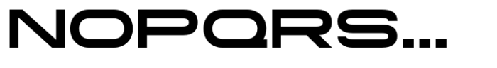 Gonero Bold Extra Expanded Font UPPERCASE