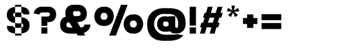 Gonero Bold Semi Condensed Font OTHER CHARS