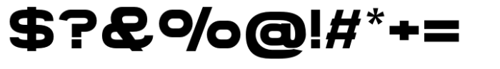 Gonero Bold Semi Expanded Font OTHER CHARS