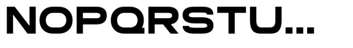 Gonero Bold Semi Expanded Font UPPERCASE