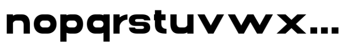 Gonero Bold Semi Expanded Font LOWERCASE