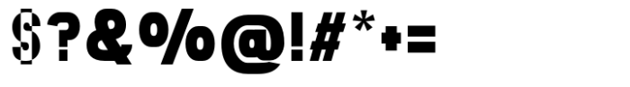 Gonero Bold Ultra Condensed Font OTHER CHARS