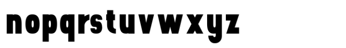 Gonero Bold Ultra Condensed Font LOWERCASE