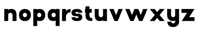 Gonero Bold Font LOWERCASE
