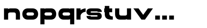 Gonero Extra Bold Expanded Font LOWERCASE