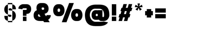 Gonero Extra Bold Extra Condensed Font OTHER CHARS