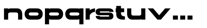 Gonero Extra Bold Extra Expanded Font LOWERCASE