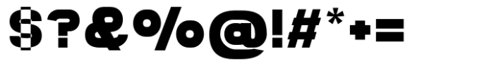 Gonero Extra Bold Semi Condensed Font OTHER CHARS