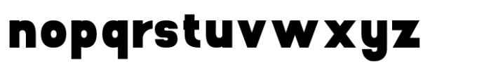 Gonero Extra Bold Semi Condensed Font LOWERCASE
