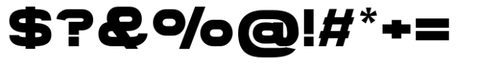 Gonero Extra Bold Semi Expanded Font OTHER CHARS