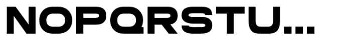Gonero Extra Bold Semi Expanded Font UPPERCASE