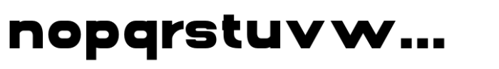 Gonero Extra Bold Semi Expanded Font LOWERCASE