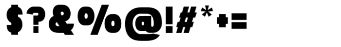Gonero Extra Bold Ultra Condensed Font OTHER CHARS