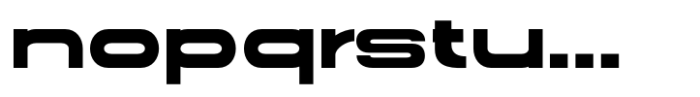 Gonero Extra Bold Ultra Expanded Font LOWERCASE