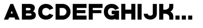 Gonero Extra Bold Font UPPERCASE