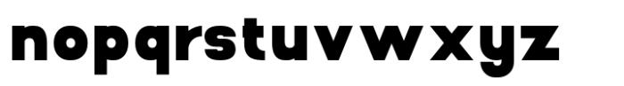 Gonero Extra Bold Font LOWERCASE