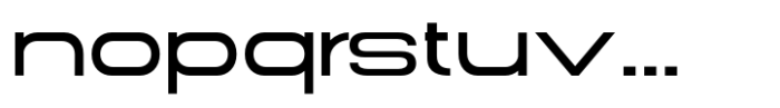 Gonero Extra Expanded Font LOWERCASE