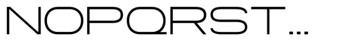 Gonero Extra Light Expanded Font UPPERCASE