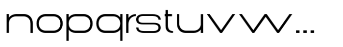 Gonero Extra Light Expanded Font LOWERCASE