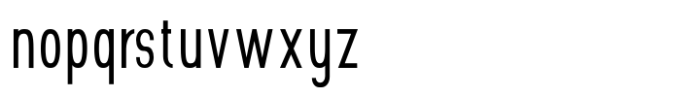 Gonero Extra Light Ultra Condensed Font LOWERCASE