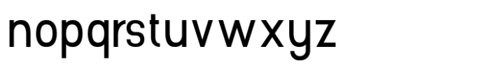 Gonero Light Condensed Font LOWERCASE