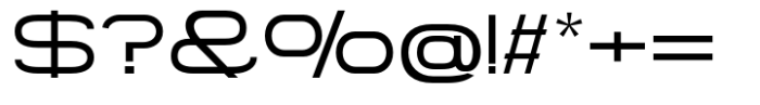 Gonero Light Expanded Font OTHER CHARS