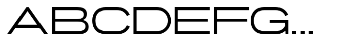 Gonero Light Expanded Font UPPERCASE