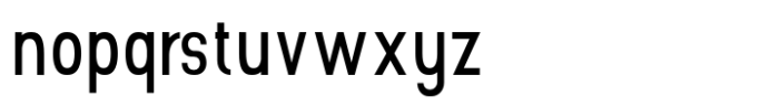 Gonero Light Extra Condensed Font LOWERCASE