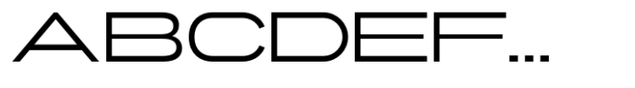Gonero Light Extra Expanded Font UPPERCASE