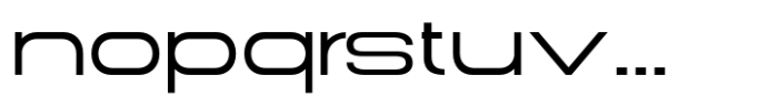 Gonero Light Extra Expanded Font LOWERCASE