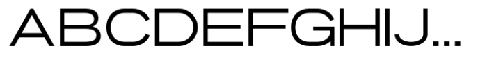Gonero Light Semi Expanded Font UPPERCASE