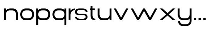 Gonero Light Semi Expanded Font LOWERCASE