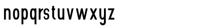 Gonero Light Ultra Condensed Font LOWERCASE