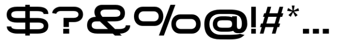 Gonero Medium Extra Expanded Font OTHER CHARS