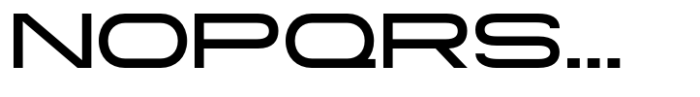 Gonero Medium Extra Expanded Font UPPERCASE