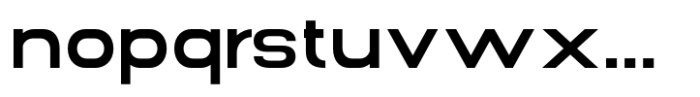 Gonero Medium Semi Expanded Font LOWERCASE