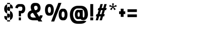 Gonero Medium Ultra Condensed Font OTHER CHARS
