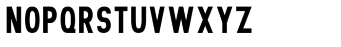 Gonero Medium Ultra Condensed Font UPPERCASE