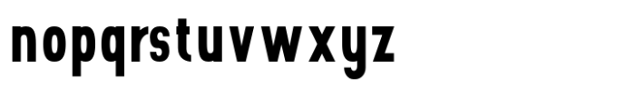 Gonero Medium Ultra Condensed Font LOWERCASE