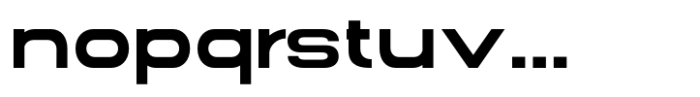 Gonero Semi Bold Expanded Font LOWERCASE
