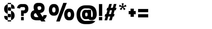Gonero Semi Bold Extra Condensed Font OTHER CHARS